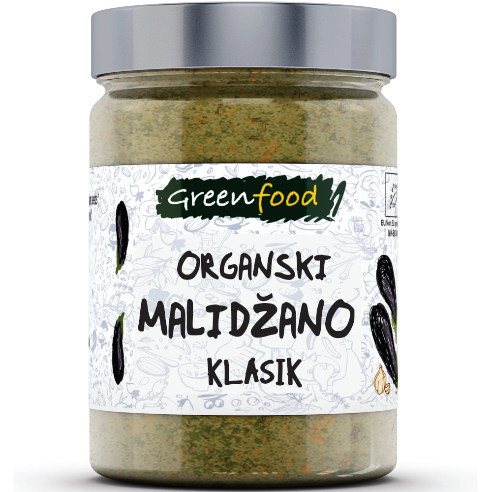 Organski Malidžano - namaz od Patlidžana 280g - Greenfood - Makedonske Delicije