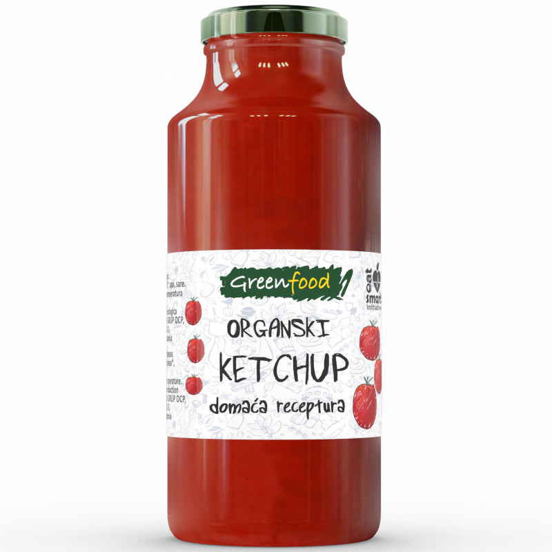 Organski Ketchup blagi - domaća receptura Greenfood 270g - Makedonske Delicije