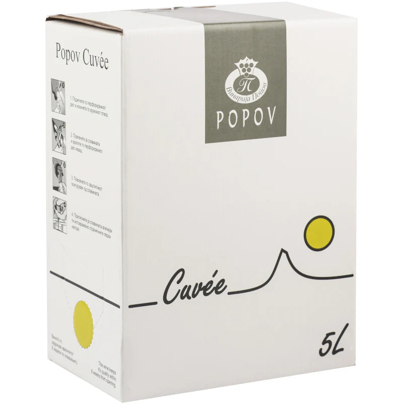 Cuvee Bijelo Bag in box 5L - Popov - Makedonske Delicije