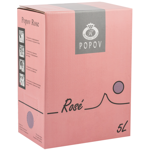 Cuvee Rose Bag in box 5L - Popov - Makedonske Delicije