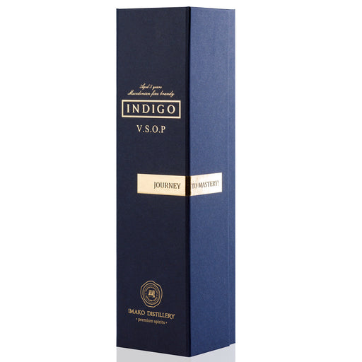 Poklon kutija Indigo V.S.O.P. 0,7L - Imako - Makedonske Delicije