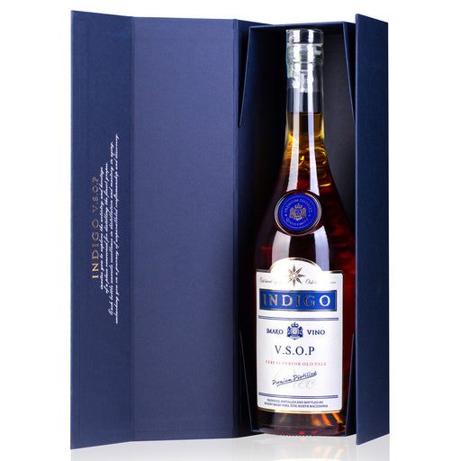 Poklon kutija Indigo V.S.O.P. 0,7L - Imako - Makedonske Delicije