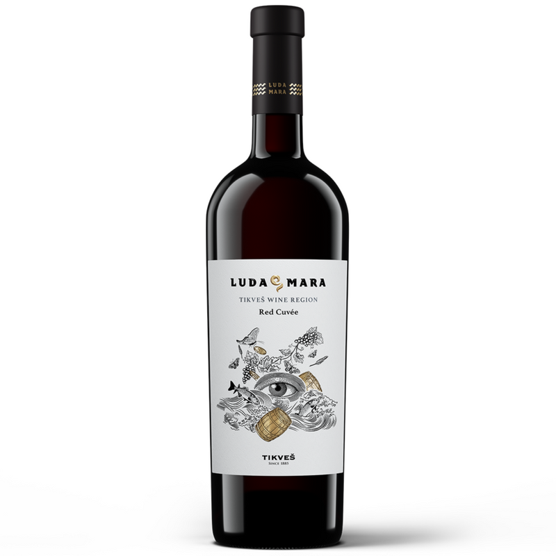 Cuvée Luda Mara crno 0,75L - Tikveš - Makedonske Delicije