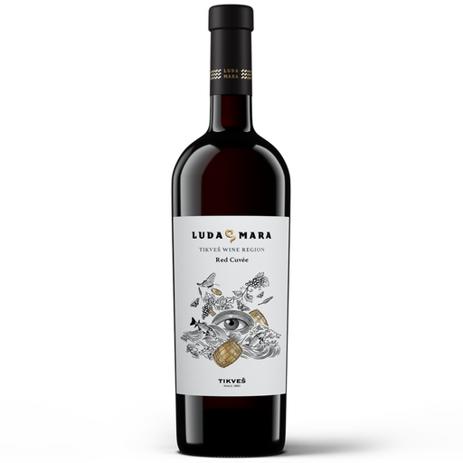 Cuvée Luda Mara crno 0,75L - Tikveš - Makedonske Delicije