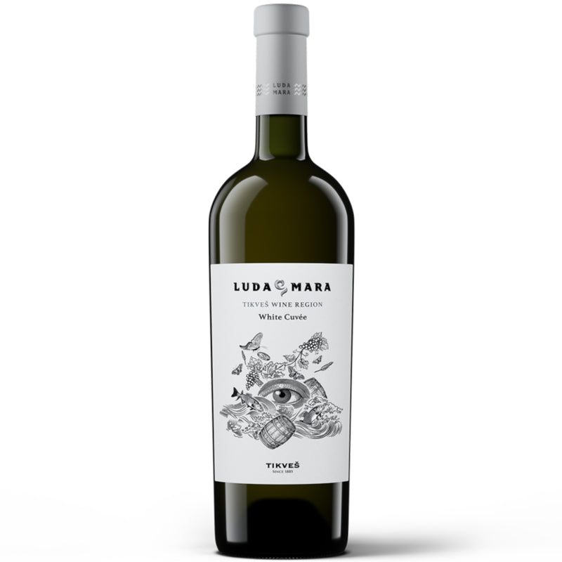 Cuvée Luda Mara bijelo 0,75L - Tikveš - Makedonske Delicije