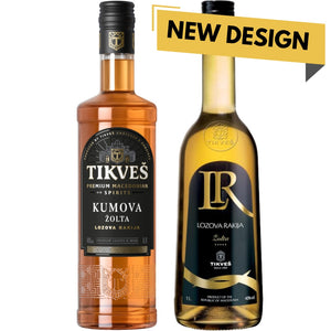 Kumova Rakija - Žolta 1L - Tikveš - Makedonske Delicije