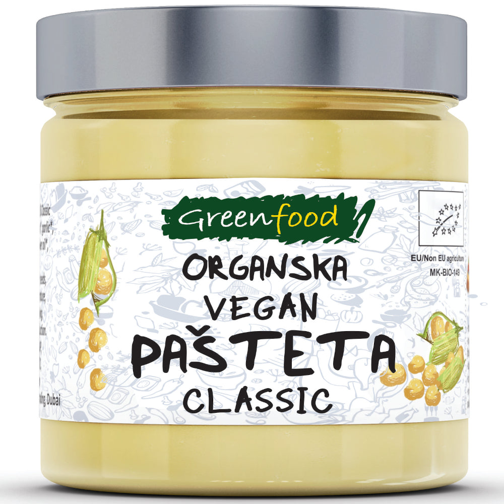 Organska Vegan Pašteta Classic 185g - Greenfood - Makedonske Delicije