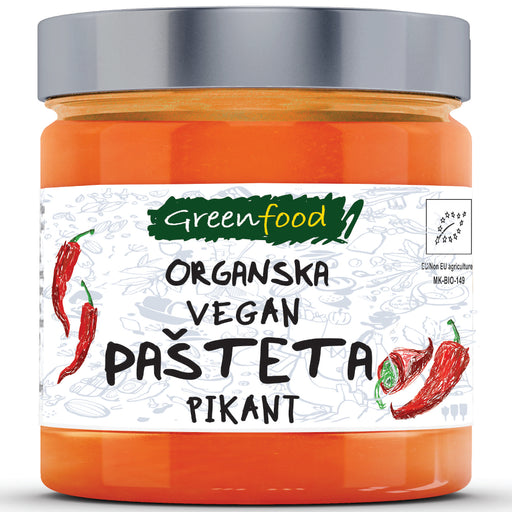Organska Vegan Pašteta Pikant 185g - Greenfood - Makedonske Delicije