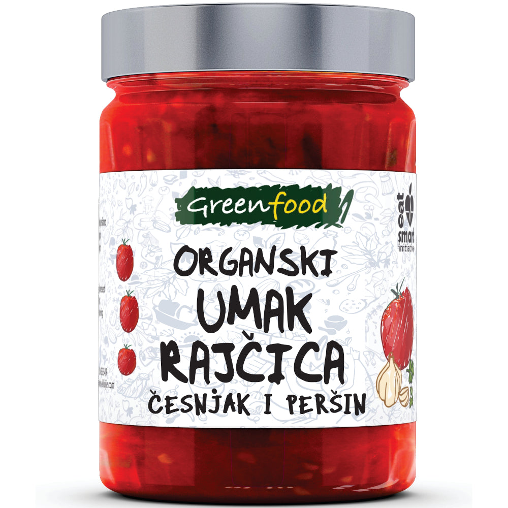 Organski Umak od Rajčice Pikant 280g - Greenfood - Makedonske Delicije