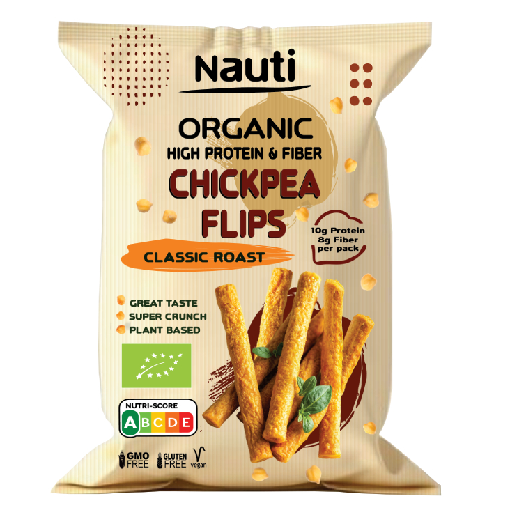 Organski flips od slanutka Klasik - Nauti - Makedonske Delicije