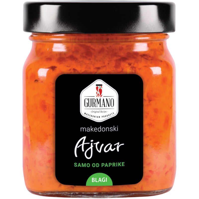 Ajvar blagi Gurmano 300 g - Makedonske Delicije