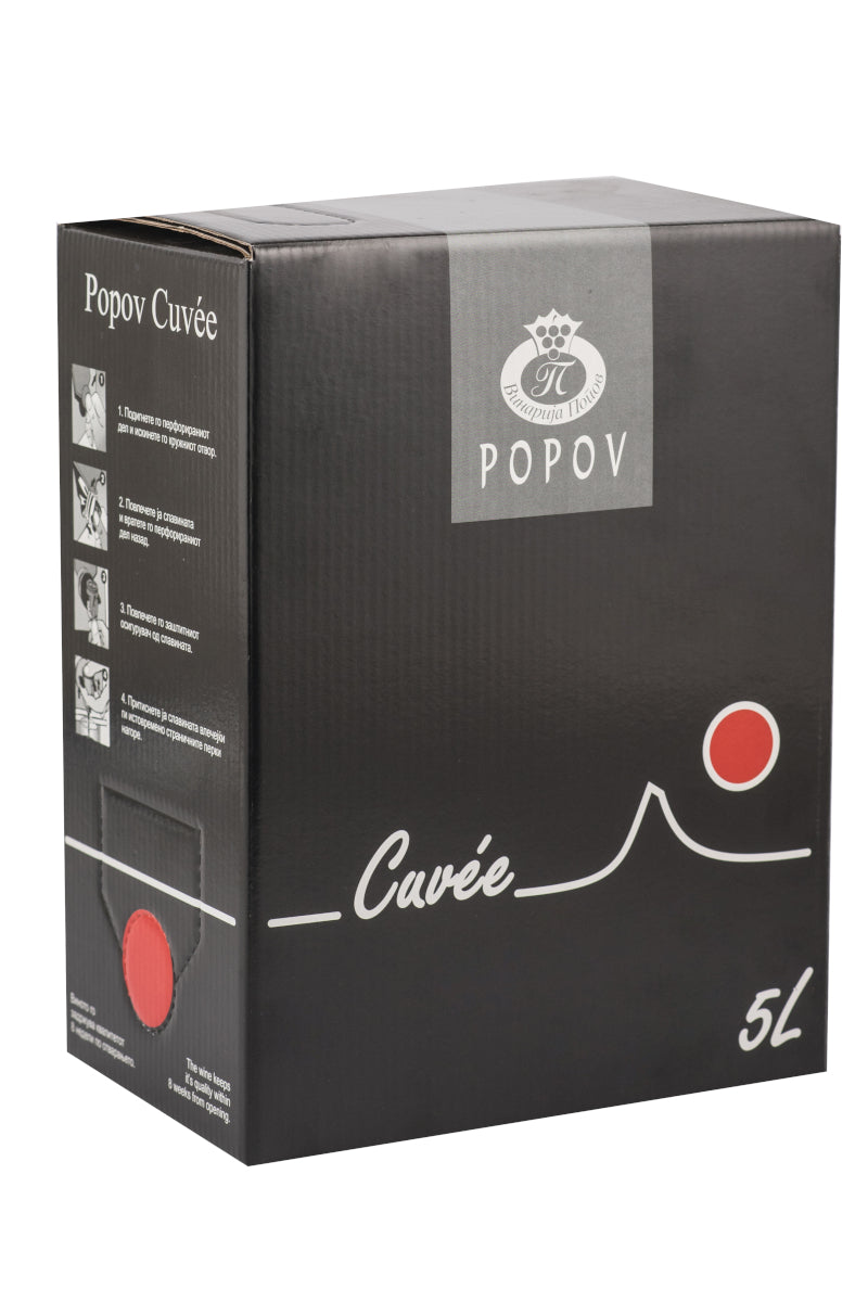 Cuvee Crno Bag in box 5L - Popov - Makedonske Delicije