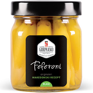 Feferoni blagi Gurmano 280g - Makedonske Delicije