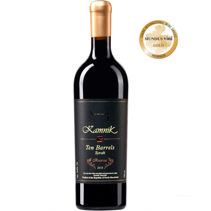Ten Barrels Syrah Reserva, ARHIVA 0,75L - Kamnik - Makedonske Delicije
