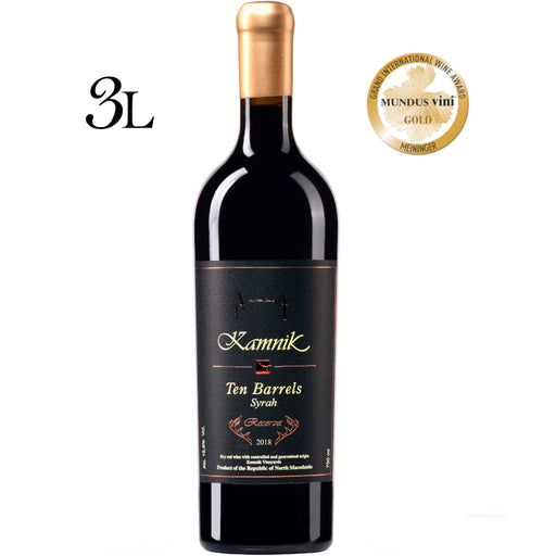 Ten Barrels Syrah Reserva, double magnum 3L - Kamnik - Makedonske Delicije