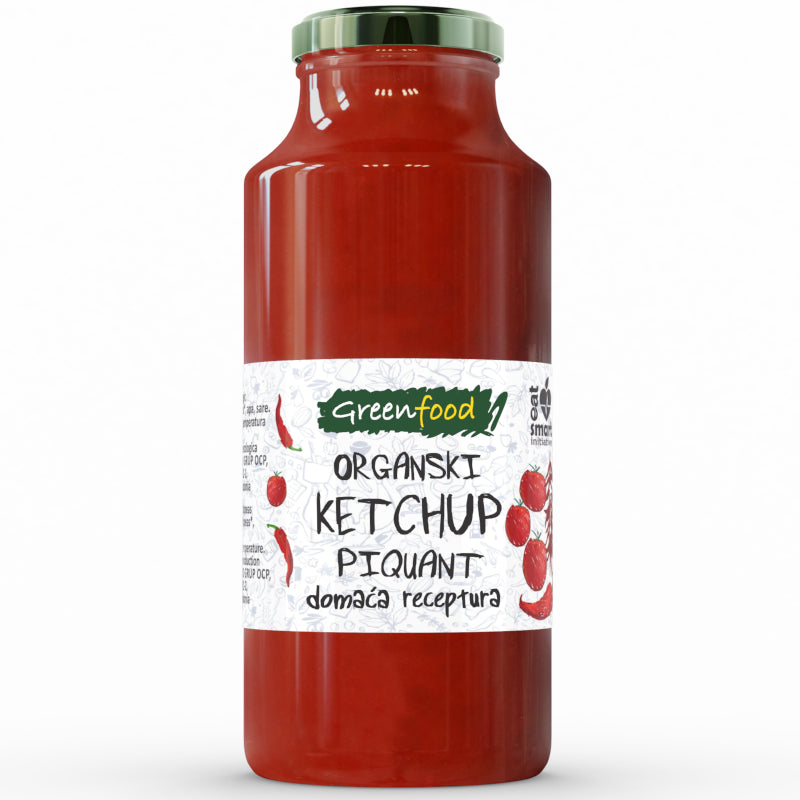 Organski Ketchup pikant - domaća receptura Greenfood 270g - Makedonske Delicije