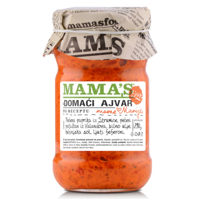 Ajvar ljuti Mama's 290 g - Makedonske Delicije