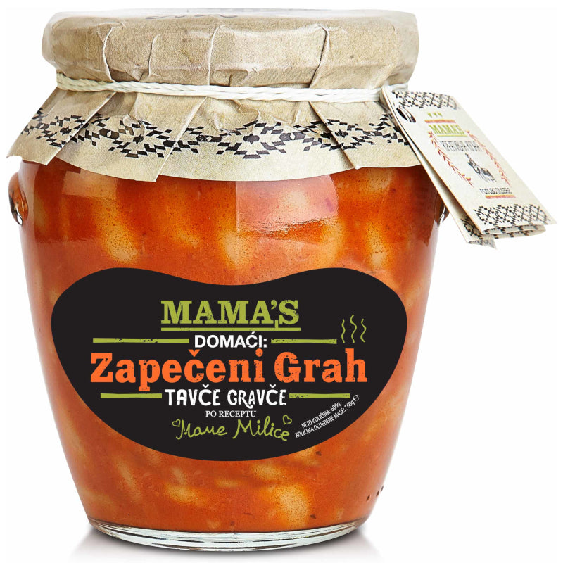 Zapečeni grah Mama's 600g - Makedonske Delicije