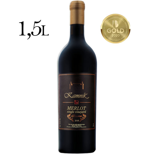 Merlot Single Vineyard Reserva, magnum 1,5L - Kamnik - Makedonske Delicije