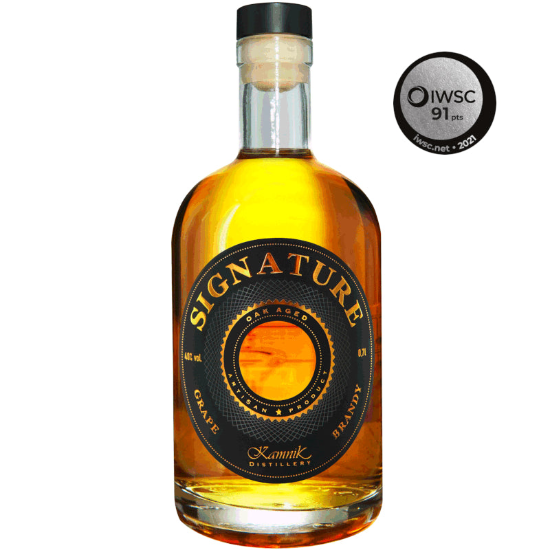 Signature, Oak Aged GRAPE BRANDY 0,7L - Kamnik - Makedonske Delicije