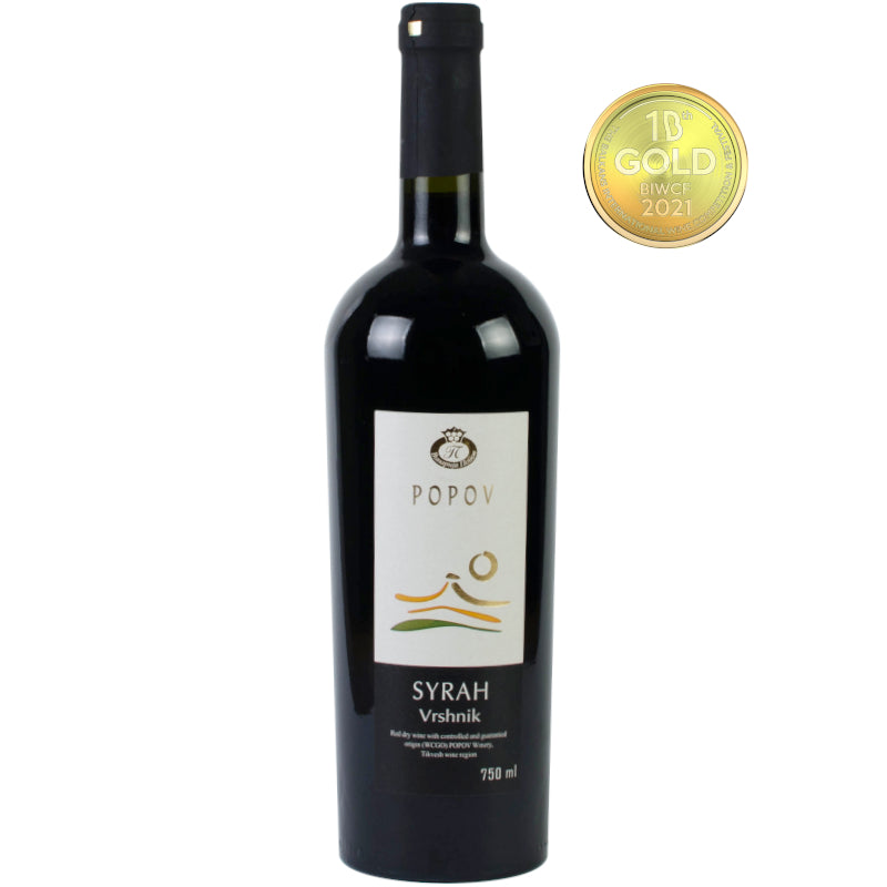 Syrah Vrshnik 0,75L - Popov - Makedonske Delicije