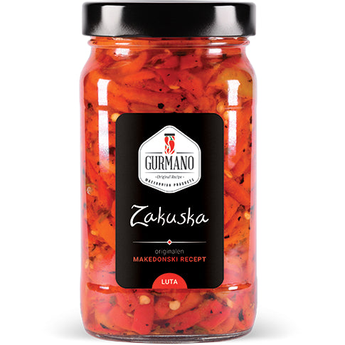 Zakuska ljuta 490g - Gurmano - Makedonske Delicije
