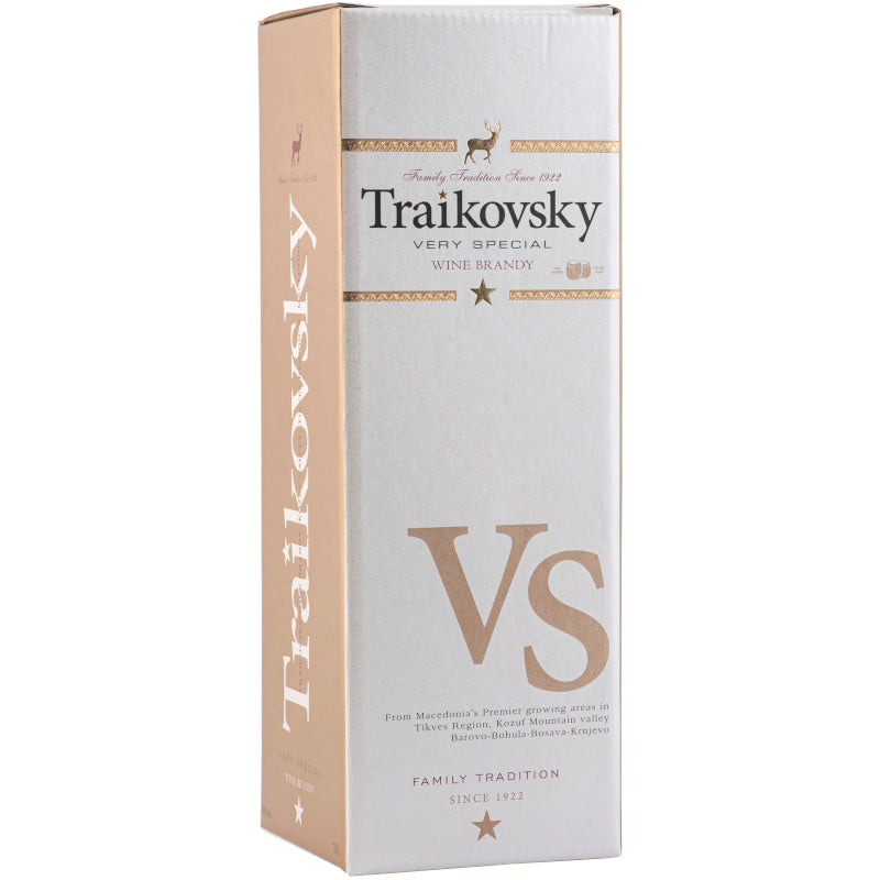 Poklon Kutija za VS Vinski Brandy - Traikovsky - Makedonske Delicije
