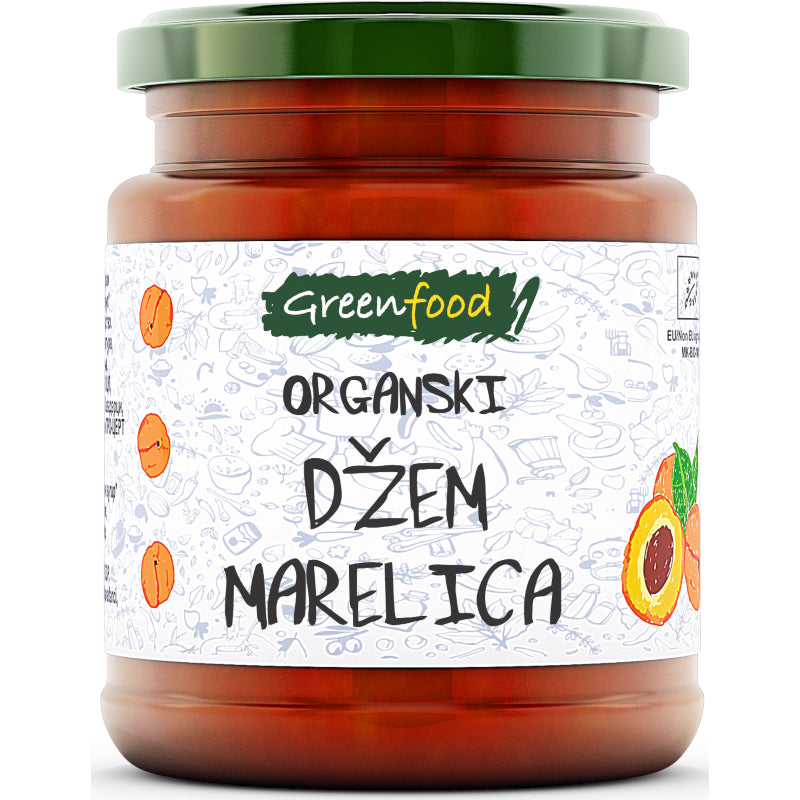 Organski Džem Marelica Greenfood 260g - Makedonske Delicije