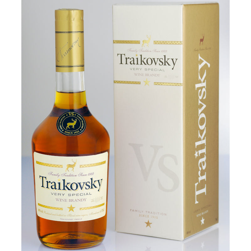 Traikovsky VS Vinski Brandy & Poklon Kutija - Makedonske Delicije